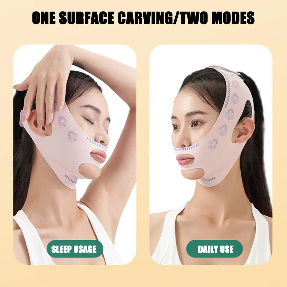 Anti-Wrinkle Face Lifting Mask with Chin Cheek Slimming Bandage V Line Lifting Strap for Beauty Health