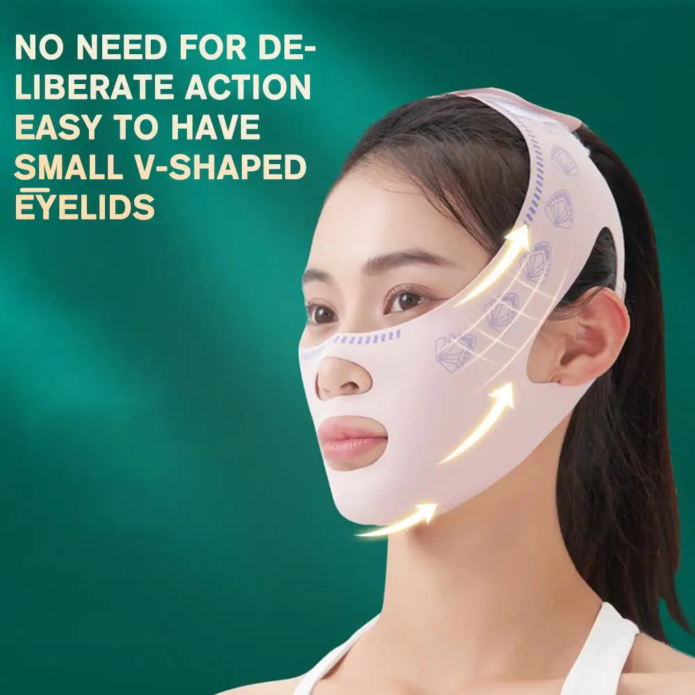 Anti-Wrinkle Face Lifting Mask with Chin Cheek Slimming Bandage V Line Lifting Strap for Beauty Health